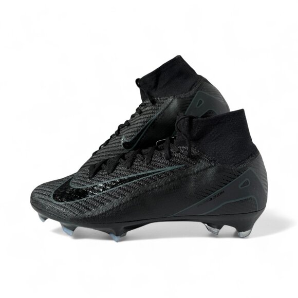 Nike ZM Superfly 10 Elite FG Soccer Cleats Black Shadow Pack Size M7/Women 8.5 - Picture 1 of 6